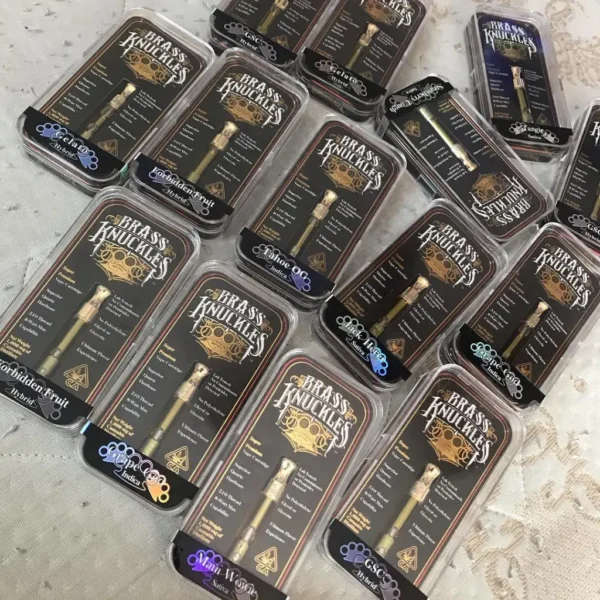 BRASS KNUCKLES VAPE CARTRIDGE